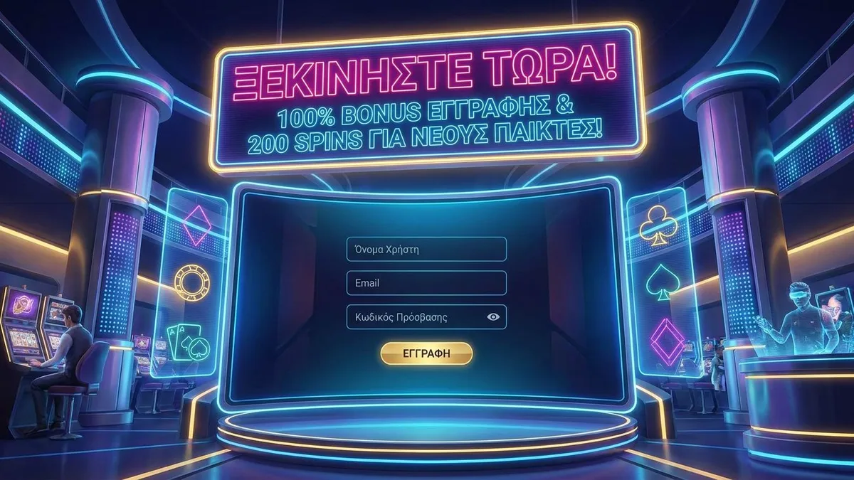 Εγγραφή με bonus